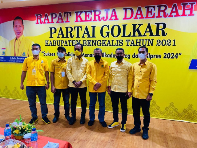 Rakerda Golkar Bengkalis, Bahas Penguatan Kader, Fungsionaris Dan Airlangga Hartanto Capres 2024