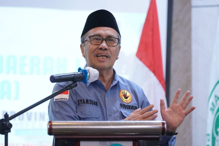 Gubri Syamsuar Ajak Pimpinan Wilayah Muhammadiyah yang Baru Bersinergi Majukan Pendidikan dan Ekonomi