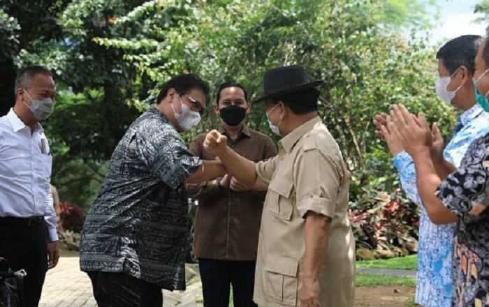 Bertemu di Hambalang, Airlangga dan Prabowo Bahas Covid-19 hingga Hal Strategis Pemerintahan