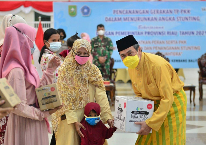 Gubri Syamsuar Harap TP-PKK Garda Terdepan Cegah Stunting di Riau