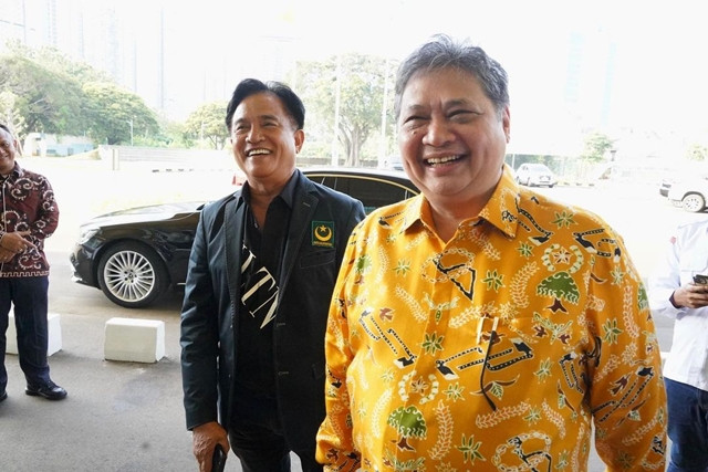 Temui Ketum Airlangga, Yusril Sebut PBB Selalu Jalin Kerja Sama dengan Golkar