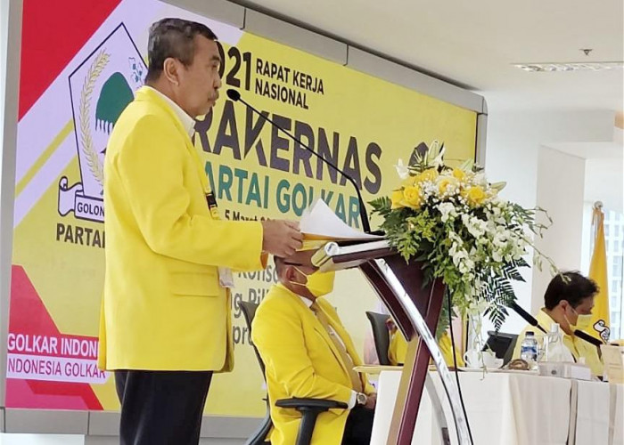 Ketua DPD I Golkar Riau Perjuangankan Kepentingan Masyarakat Pada Rakernas 	 