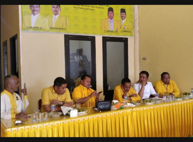 Gelar Rakor, Golkar Rohul Siap Selesaikan Struktur Kepengurusan Organisasi Sampai Tingkat Desa