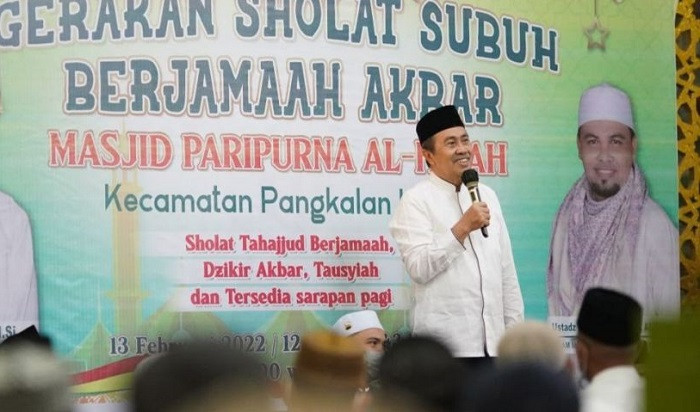 Ajak Masyarakat Ramaikan Mesjid, Gubri Syamsuar Harap Warga Patuhi Prokes