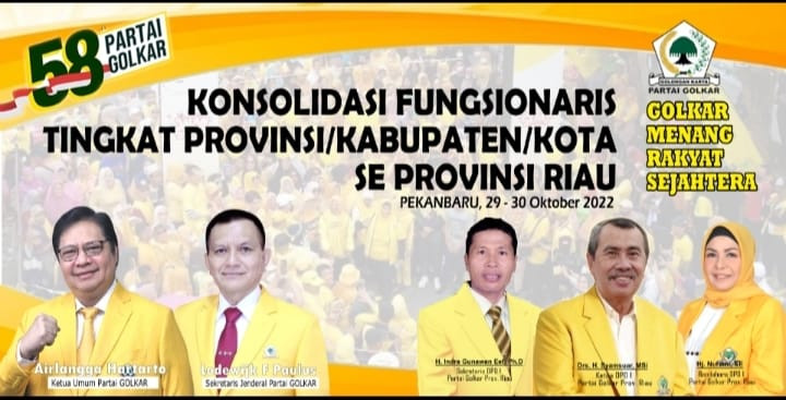 Lodewijk dan Ahmad Doli Pastikan Hadir, Erwin Aksa Terbang dari Amerika Hadiri Acara Golkar Riau