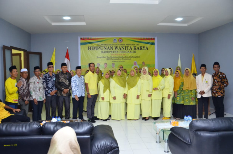 Resmi Dilantik, HWK Bengkalis Siap Jalankan Tugas Organisasi dan Kepartaian