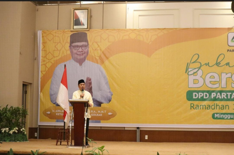 Golkar Riau Buka Puasa Bersama, Syamsuar Minta Kader Terus Turun ke Masyarakat
