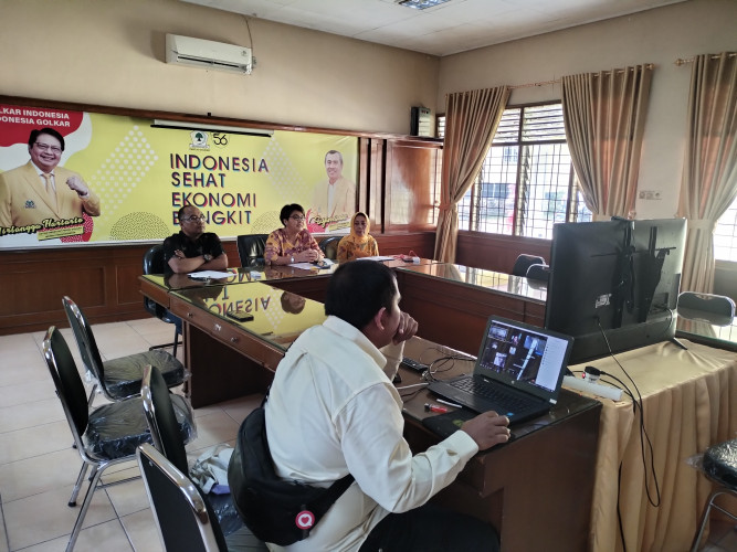 Bidang MPO DPD I Golkar Riau Ikuti RAKORNAS, 18-19 Desember di Jakarta