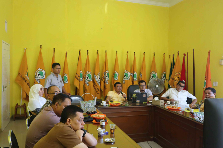 Perkuat Bidang Pemenangan Pemilu Golkar Riau, Pengurus Adakan Rapat Internal Bidang