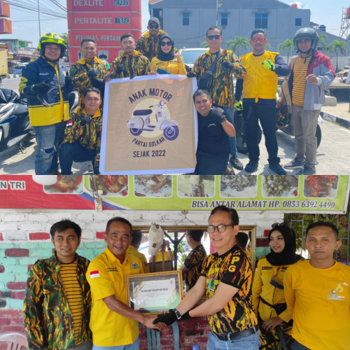 Motoran ke Kampar, AMPG Konsolidasi Internal dan Silaturahmi PK Golkar Perhentian Raja