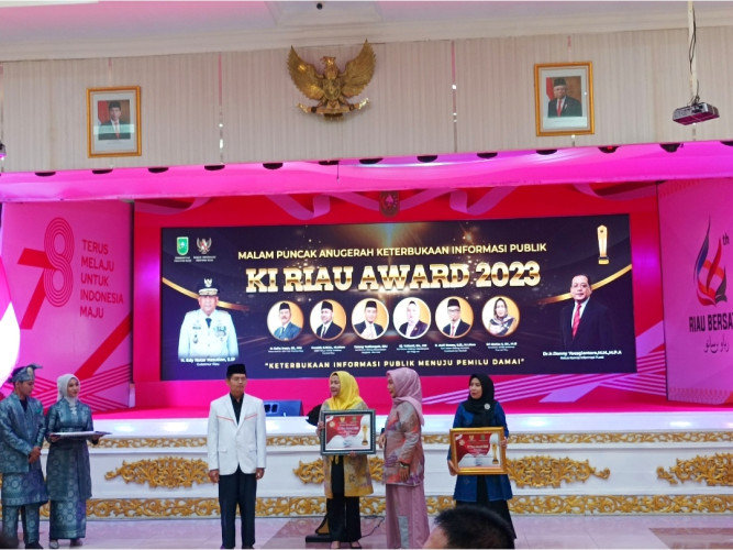 Golkar Riau Raih Peringkat Pertama Anugerah “KI Riau Award 2023”