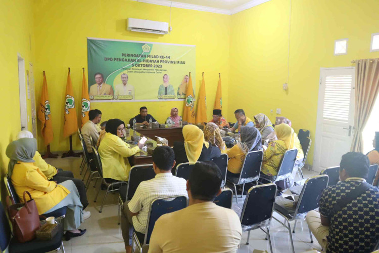 Sambut Kedatangan Ketum Golkar Sabtu Mendatang, DPD Golkar Riau Rapat Bersama Hasta Karya Sayap dan Badan Partai