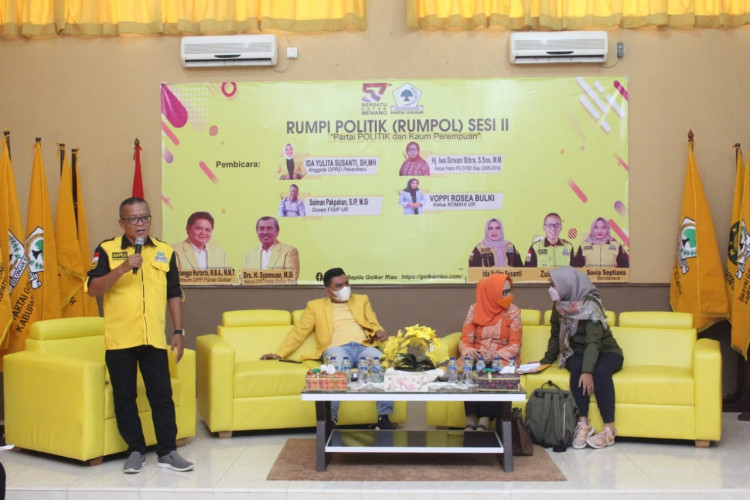 Edukasi Politik, BAPILU Golkar Riau Kembali Adakan Kegiatan Rumpi Politik Sesi Kedua