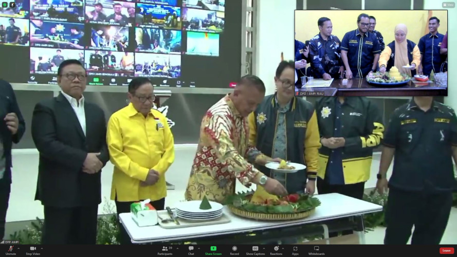 Rayakan HUT AMPI ke 45, AMPI Riau Siap Menangkan Golkar Penjuru Negeri