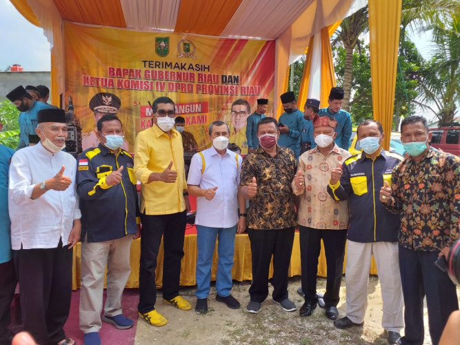 Bentuk Perhatian, Ketua Komisi IV DPRD Riau Gesa Pembangunan Jalan Teropong