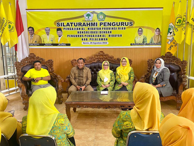 Konsolidasi ke Pelalawan, DPD Pengajian Alhidayah Riau Disambut Sekretaris Golkar Pelalawan