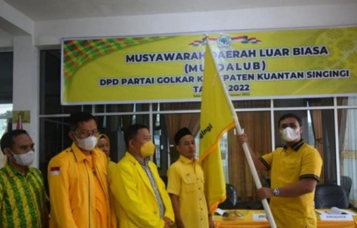 Buka Musdalub Golkar Kuansing, Ketua DPD Golkar Riau Bakar Semangat Kader 