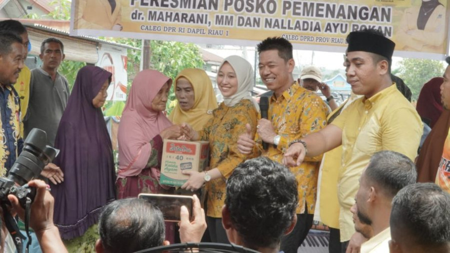 Ketua DPD Partai Golkar Rohil Resmi Buka Posko Kemenangan Legislatif