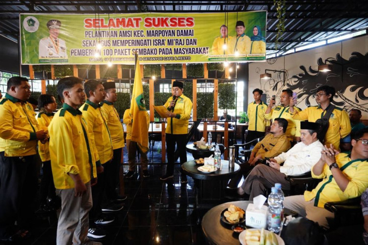 Pengurus AMSI Marpoyan Damai Dilantik, Syamsuar Sampaikan Pesan Ini
