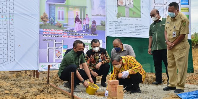 Gubri Syamsuar : Rumah DP 0 Persen untuk Pekerja Perkebunan Sawit Riau Mulai Dibangun