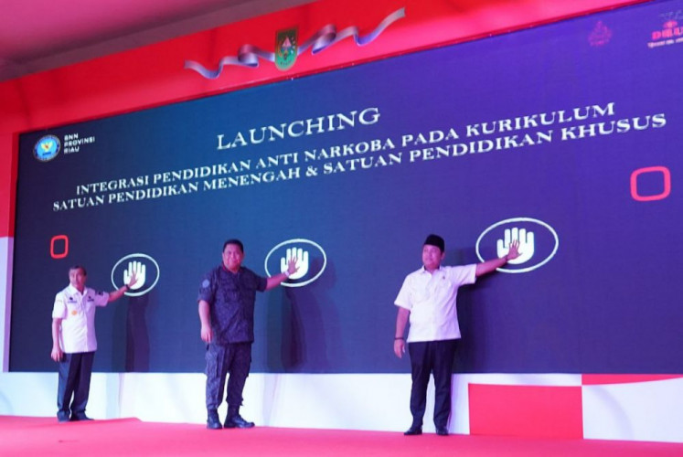 Selamatkan Generasi Emas, Gubri Syamsuar dan BNN RI Launching IPAN