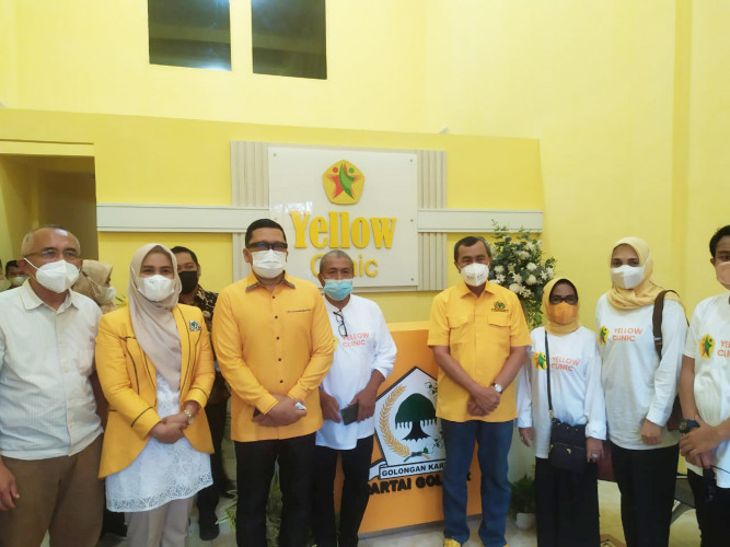 Golkar Riau Dirikan Yellow Clinic, Bentuk Pengabdian Pada Masyarakat